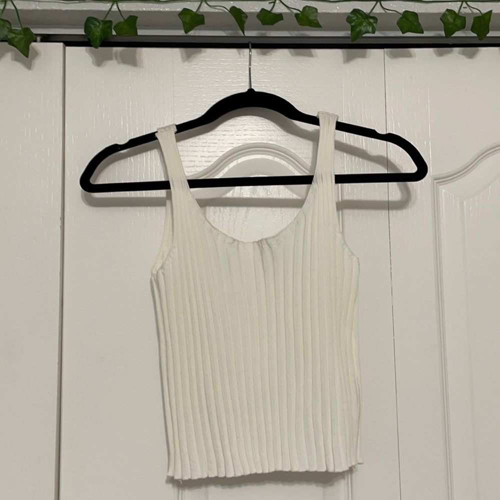 White Crop Top